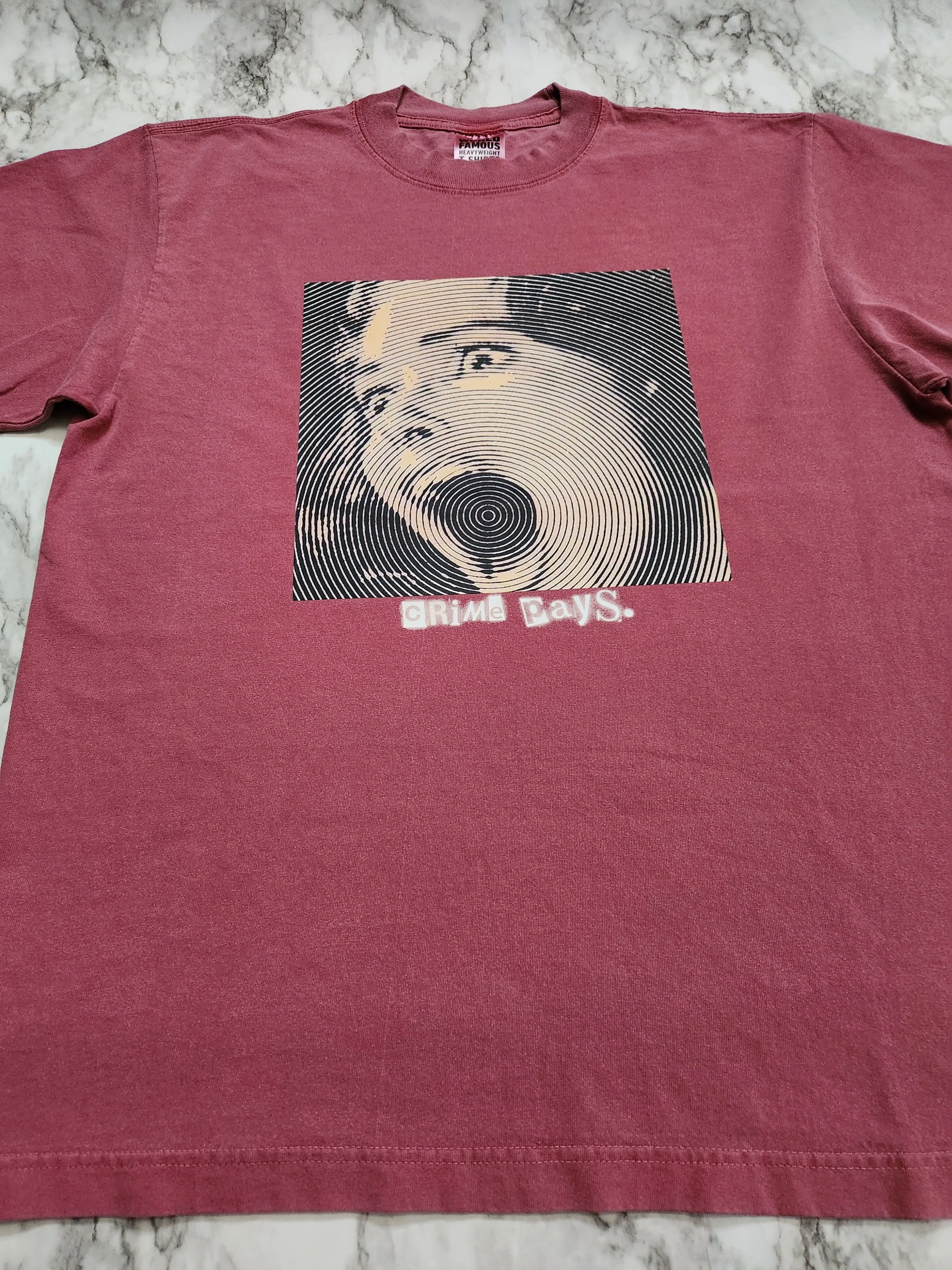 Crime Pays. T-Shirt (Brick)