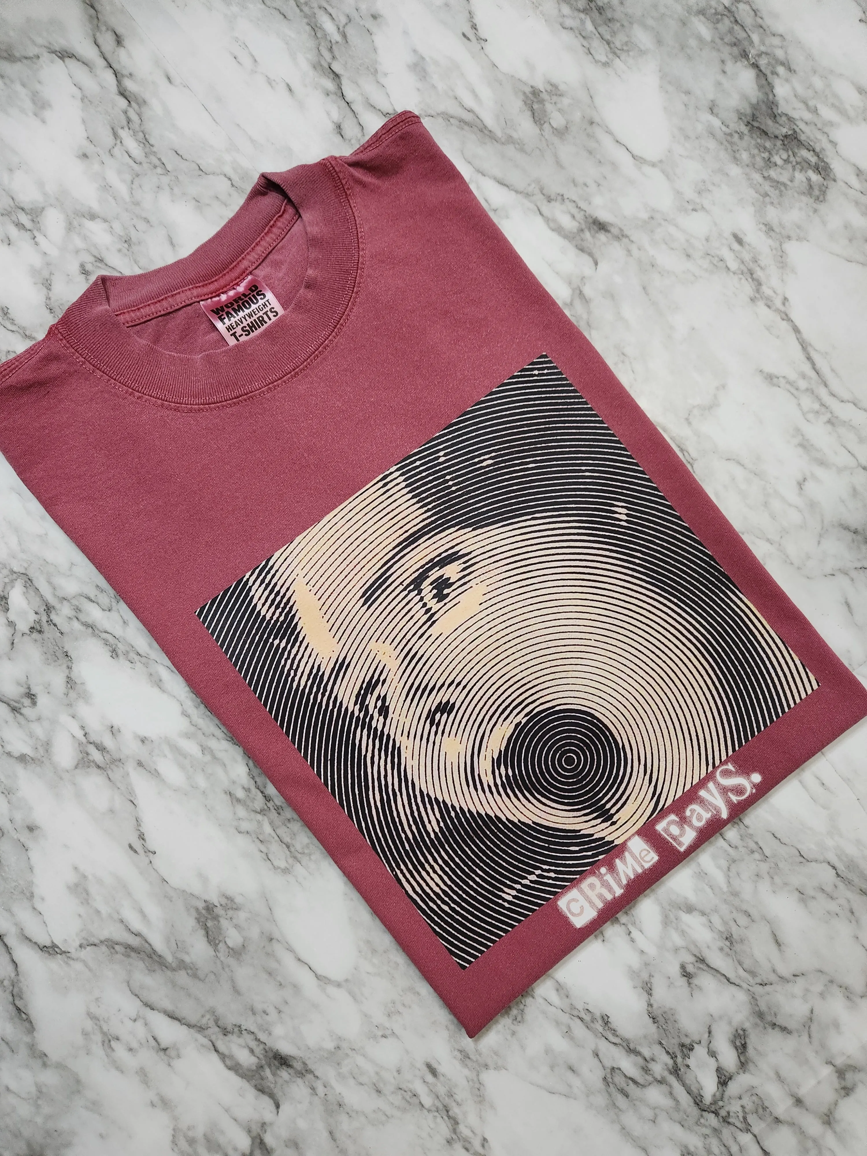 Crime Pays. T-Shirt (Brick)