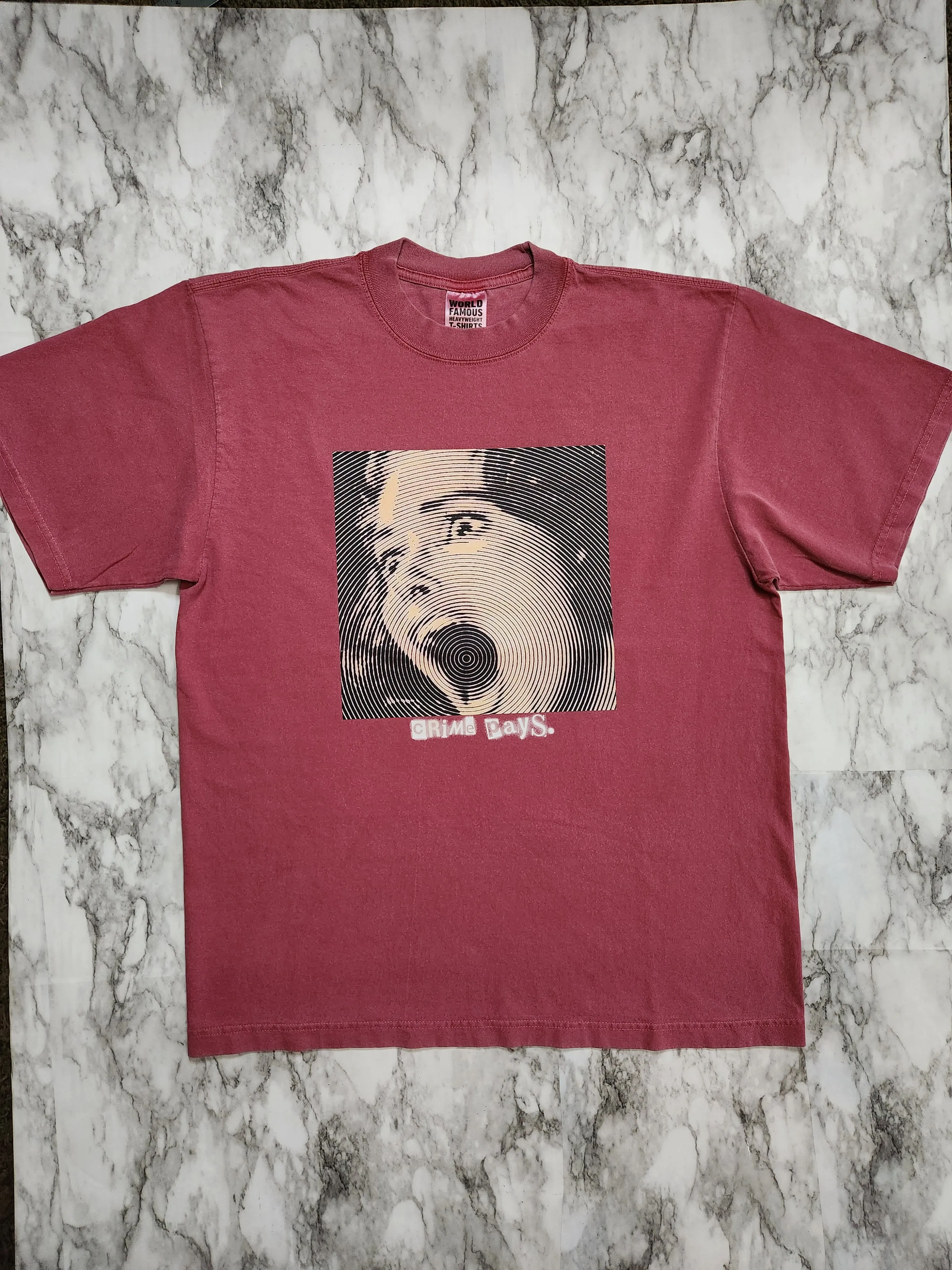 Crime Pays. T-Shirt (Brick)