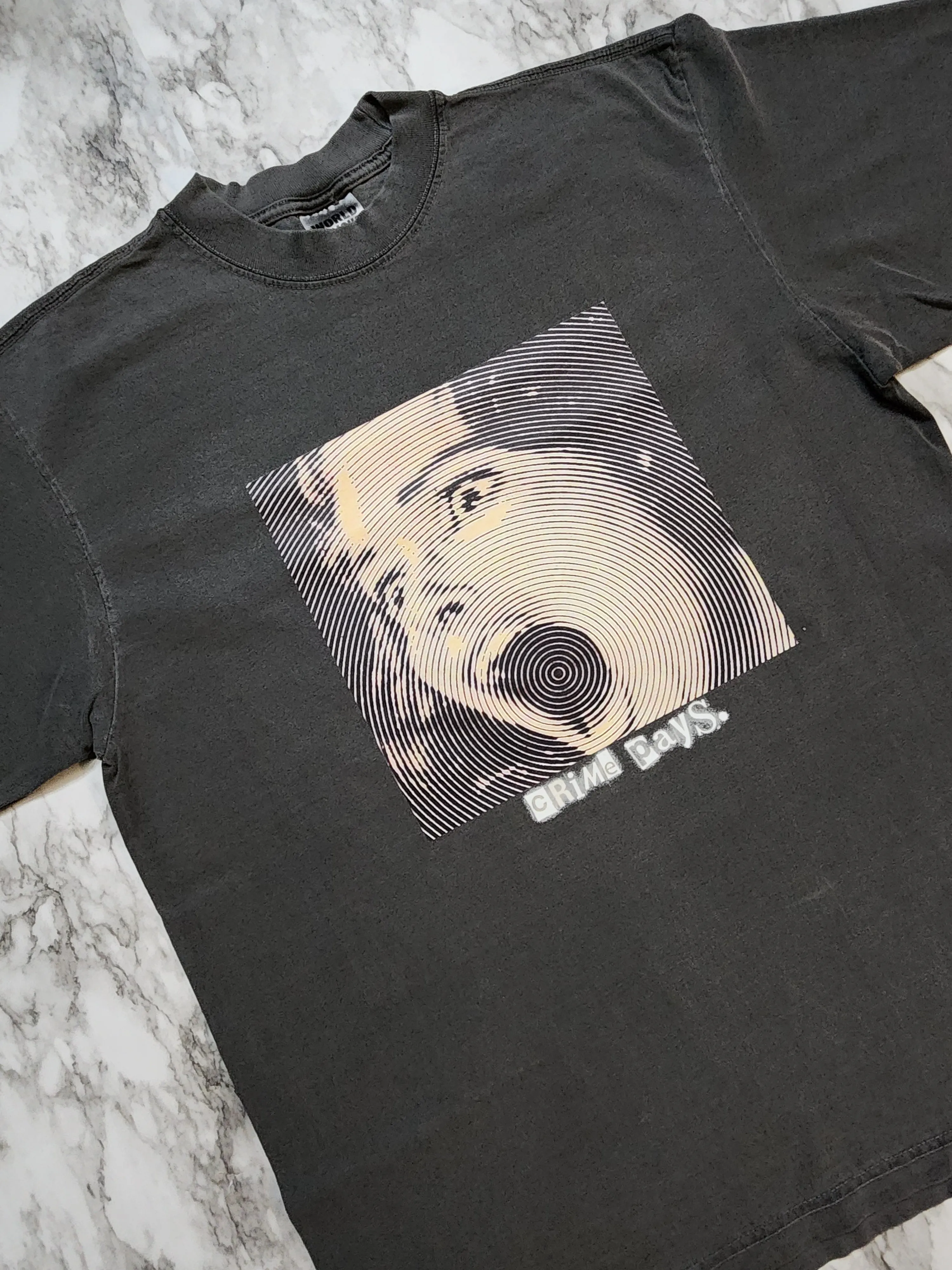 Crime Pays. T-Shirt (Concrete)