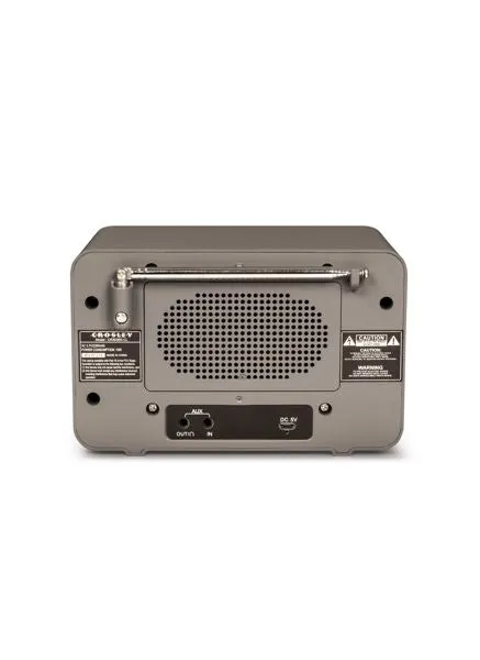 Crosley Tribute AM/FM Radio w/ Bluetooth - Charcoal