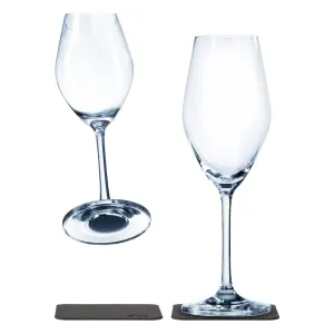 Crystal Magnetic CHAMPAGNE Glass by Silwy