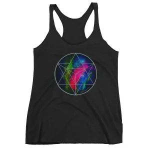 Crystalline Merkabah Women's Racerback Tank