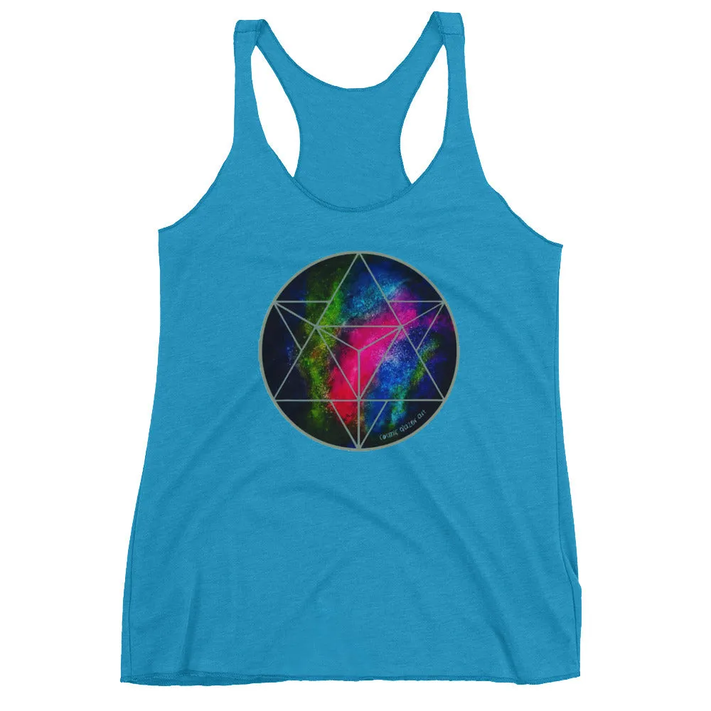Crystalline Merkabah Women's Racerback Tank