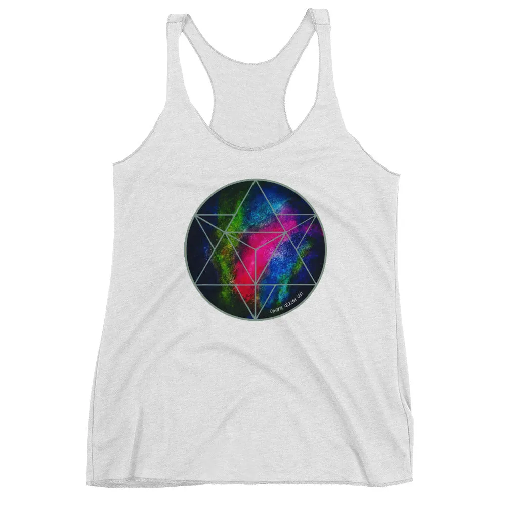 Crystalline Merkabah Women's Racerback Tank