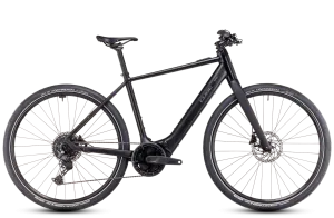 Cube Editor Hybrid Pro 400X Electric Hybrid Bike 2024 - Black