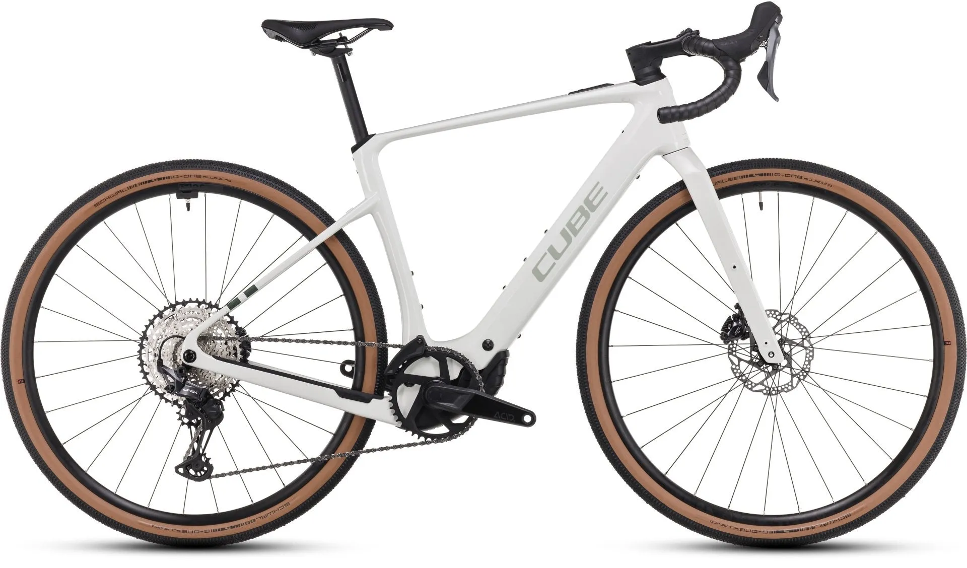 Cube Nuroad Hybrid C:62 400X Electric Gravel Bike 2025 - Desert