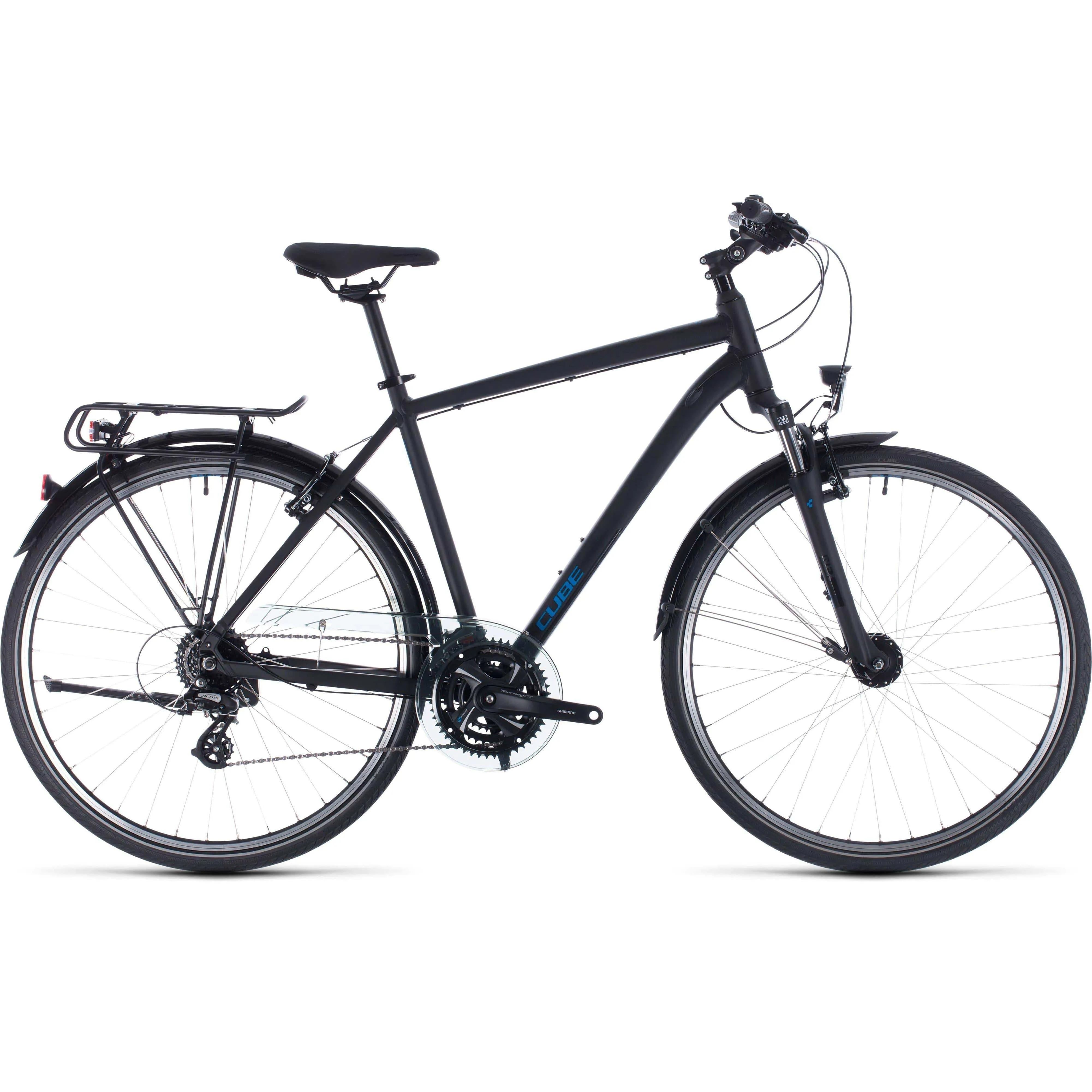 Cube Touring Mens Hybrid Bike 2020 - Black