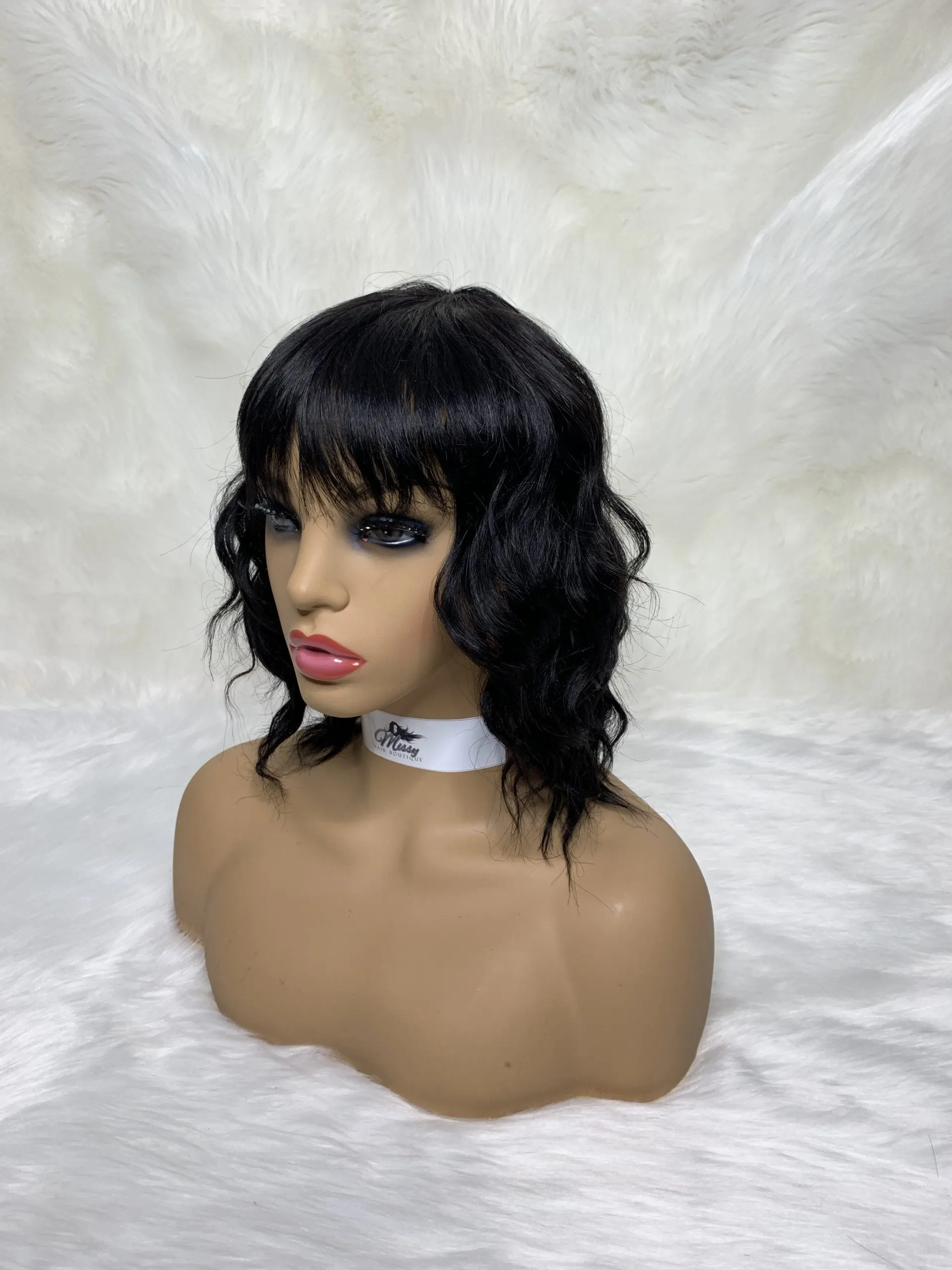 CURLY BANG BOB | 180 DENSITY