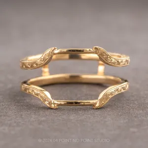 Custom Engraved Vintage Wedding Ring Jacket