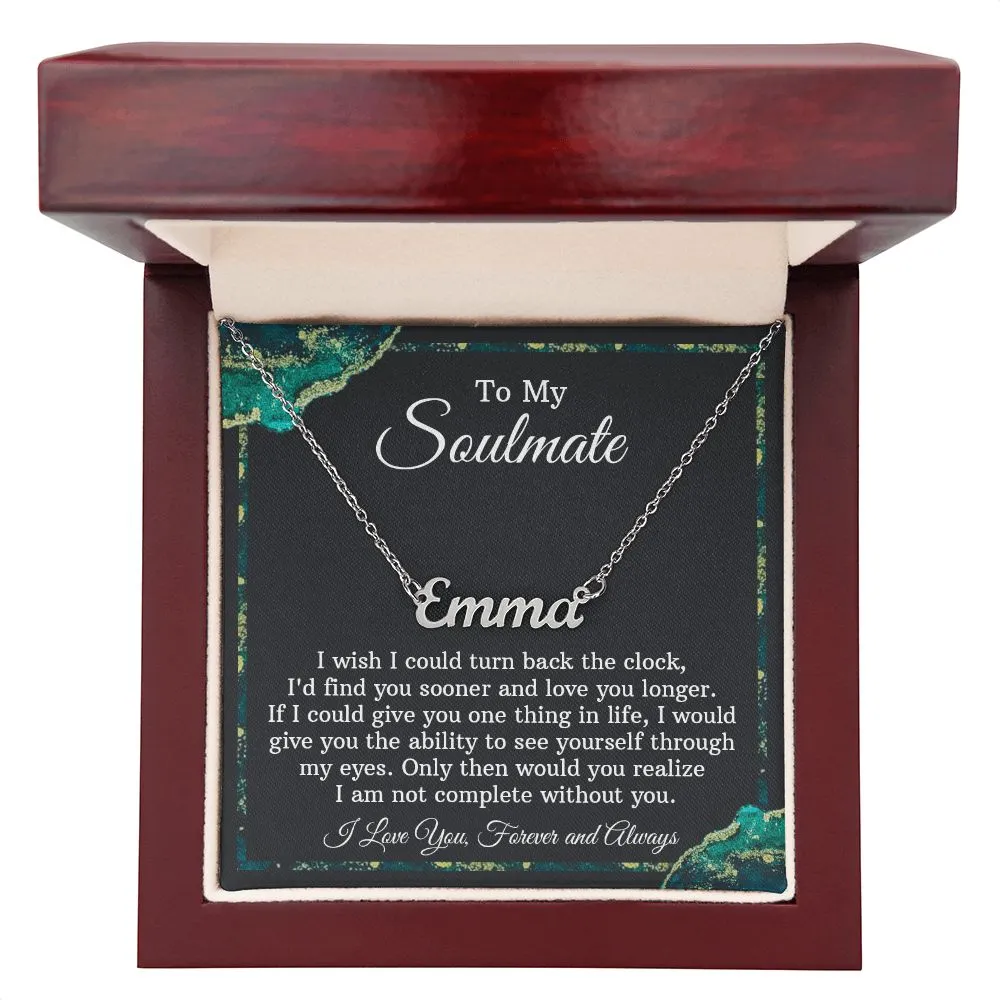 Custom Gift For Soulmate- Name Necklace