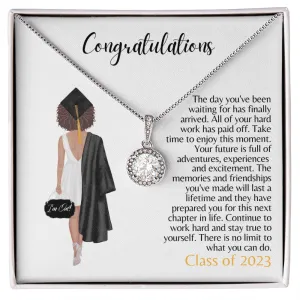 Custom Graduating Senior Gift for her | Class of 2023 Eternal Hope Necklace Gift
