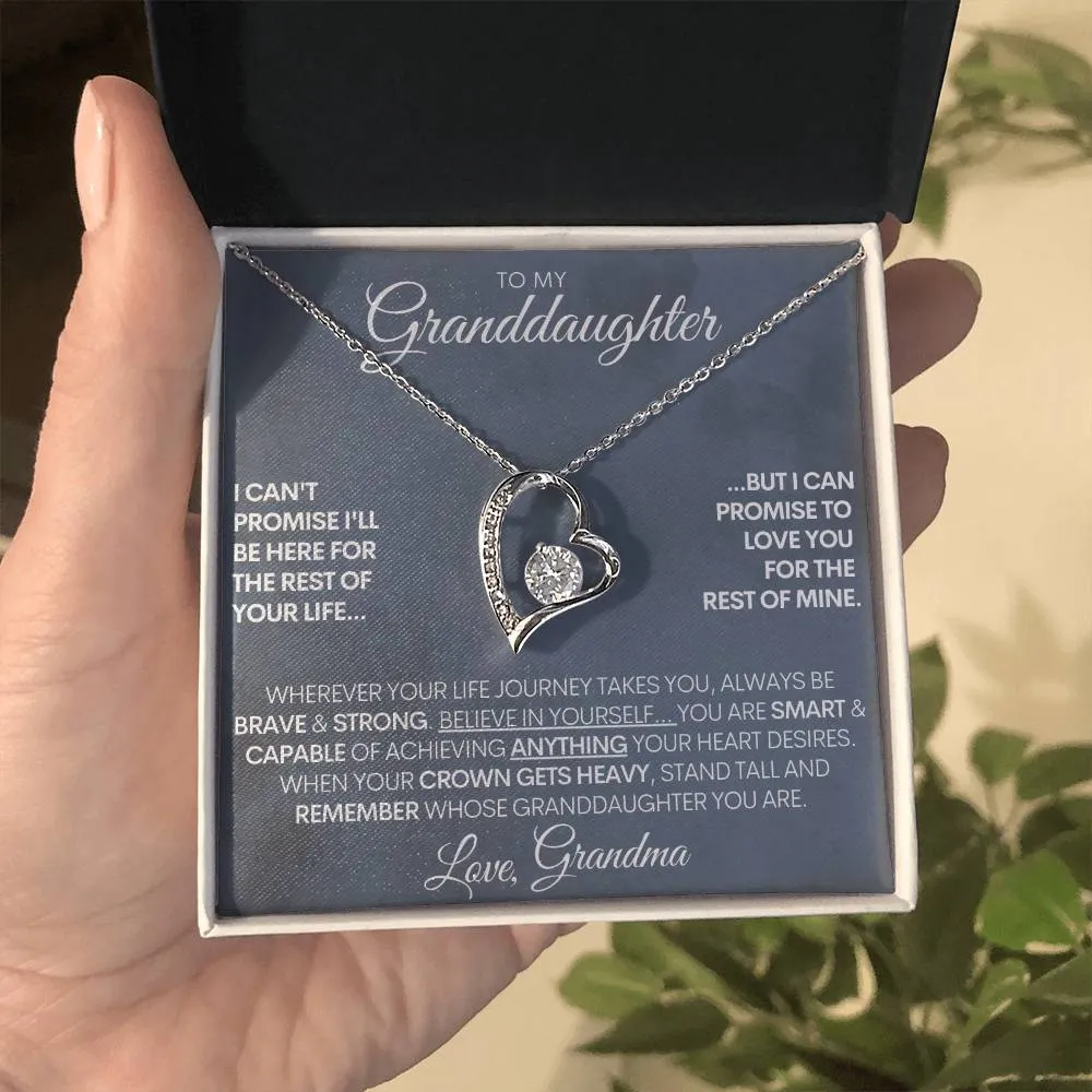 Custom Signature Granddaughter - "Capable of Anything" Beautiful 14k Gold Necklace