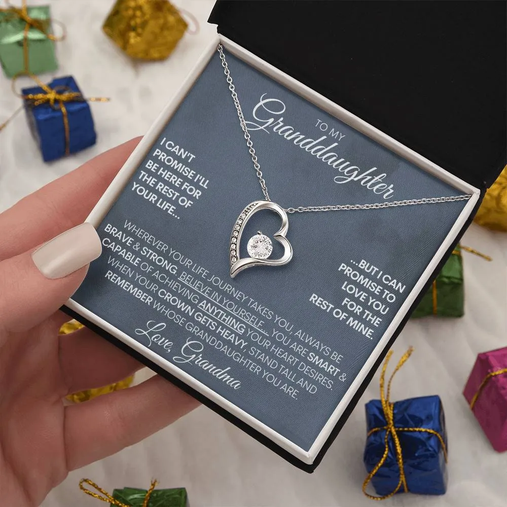 Custom Signature Granddaughter - "Capable of Anything" Beautiful 14k Gold Necklace