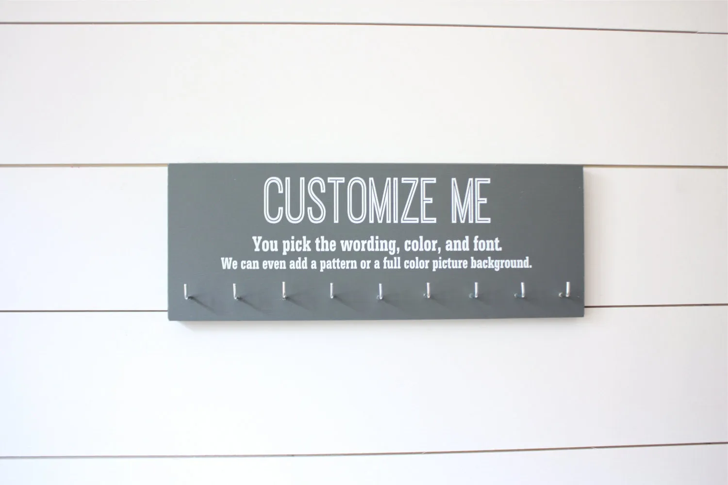 Customizable Medium Medal Holder  - You design it, we make it!