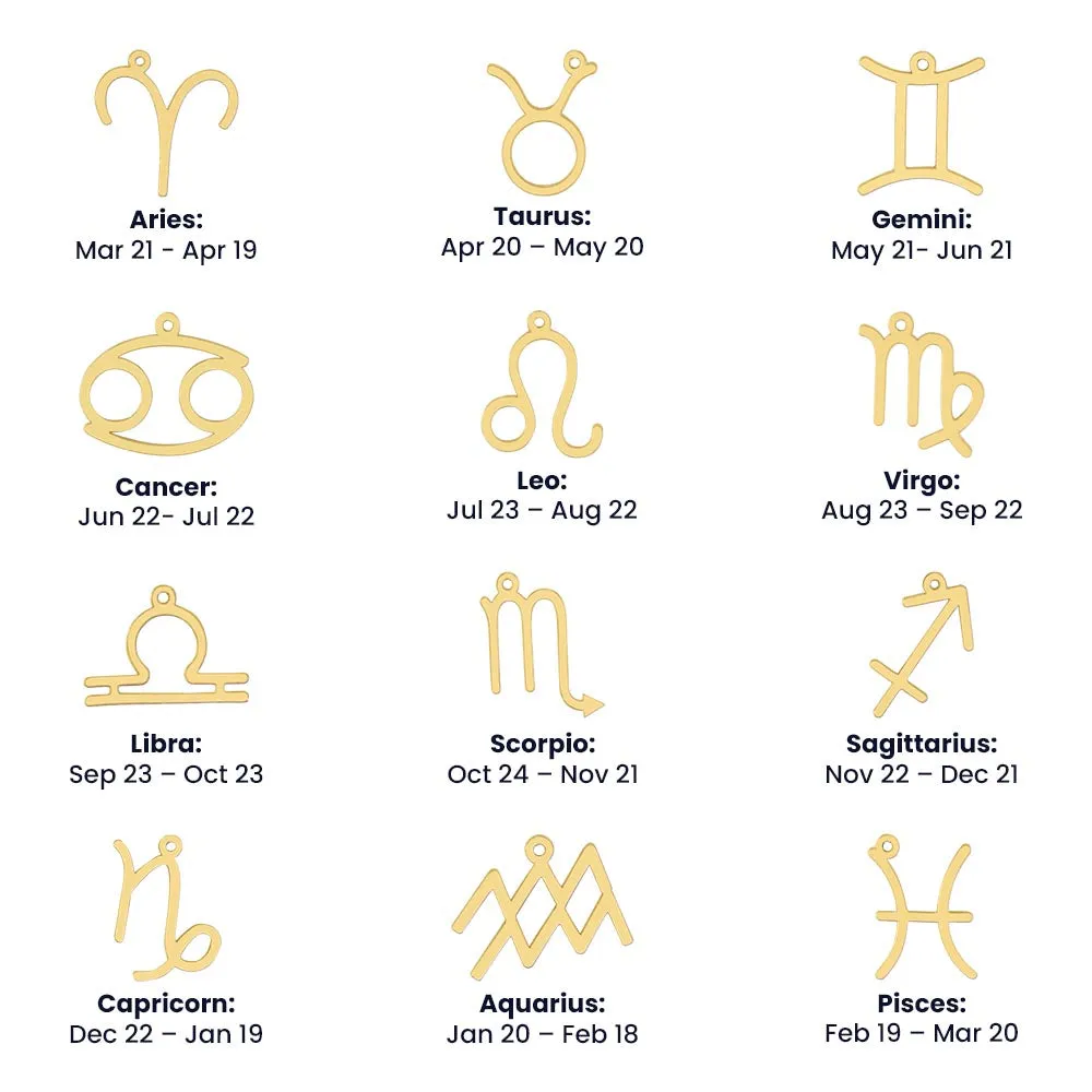 Customizable Zodiac Sign Necklace