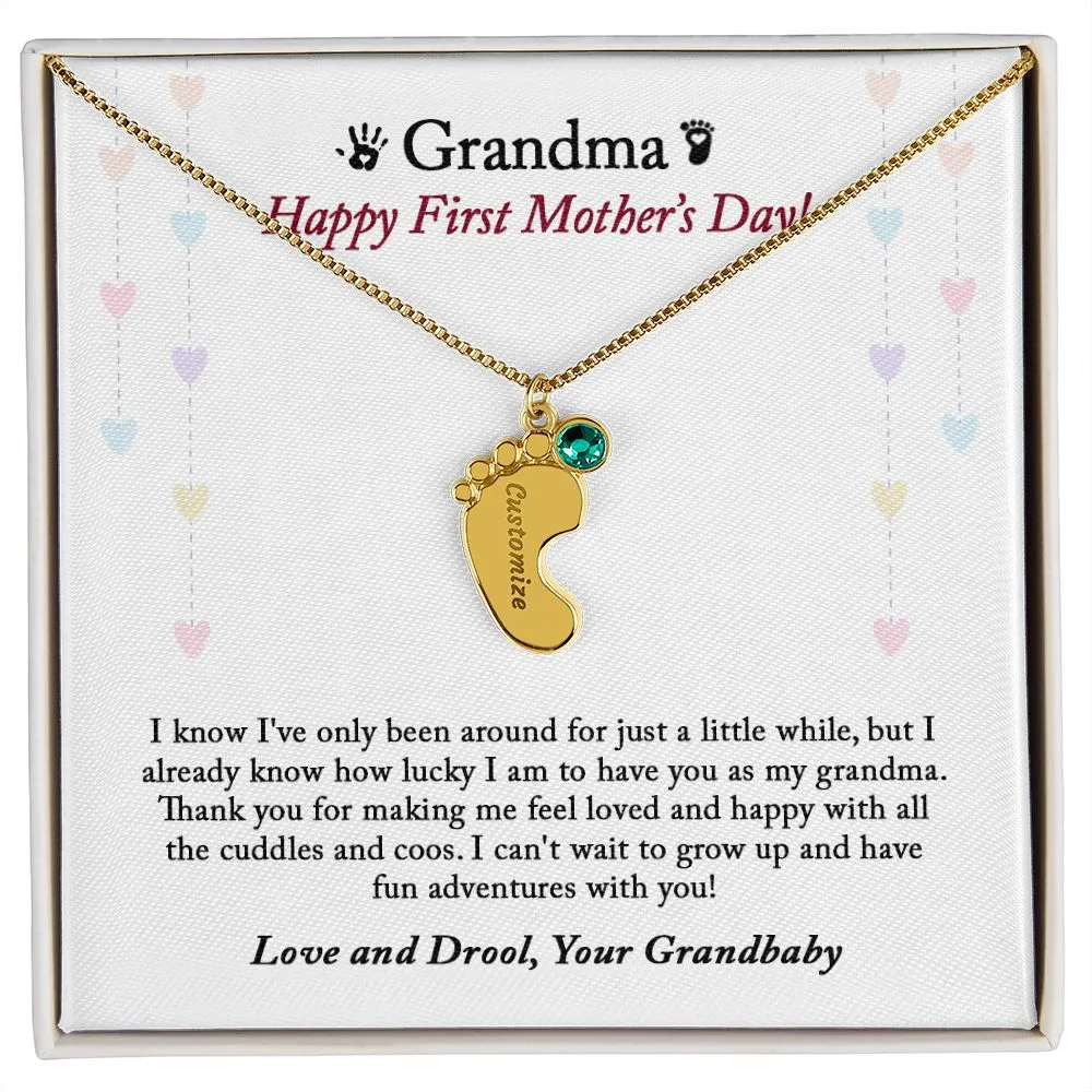 Cute First Mother's Day Gift from Baby to Grandma, Grandma First Mother's Day Gift from Baby