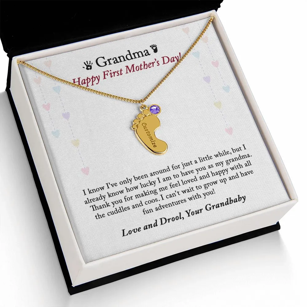 Cute First Mother's Day Gift from Baby to Grandma, Grandma First Mother's Day Gift from Baby