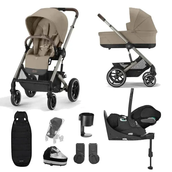 Cybex Balios S Lux  Cloud T Luxury Bundle - Almond Beige