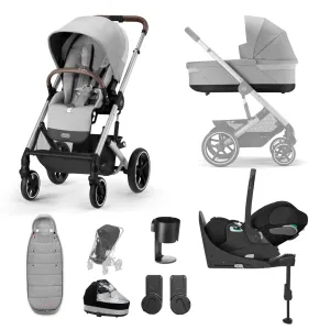 Cybex Balios S Lux  Cloud T Luxury Bundle - Lava Grey