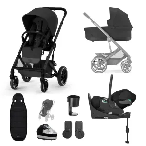 Cybex Balios S Lux  Cloud T Luxury Bundle - Moon Black