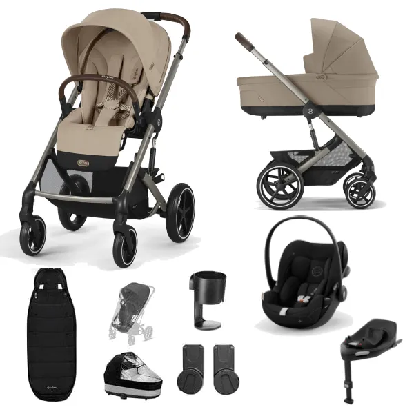 Cybex Balios S Lux Luxury Cloud G Bundle - Almond Beige