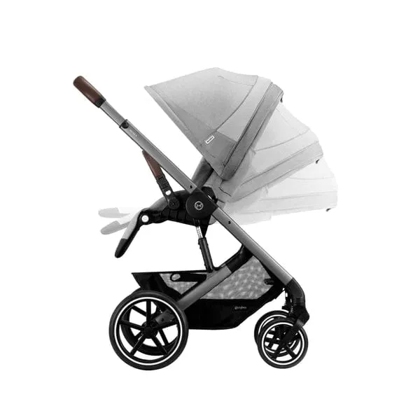 Cybex Balios S Lux Luxury Cloud T Bundle - Silver / Lava Grey