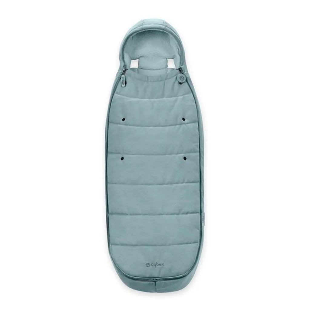 CYBEX BALIOS S Travel System Luxury Bundle with CLOUD T and Gold Footmuff - Sky Blue