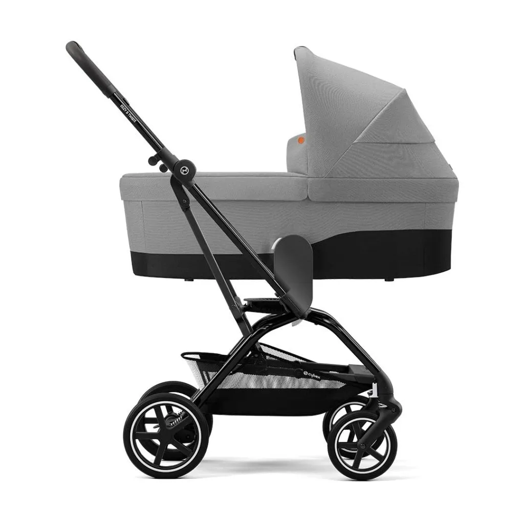 CYBEX BALIOS S Travel System Luxury Bundle with CLOUD T and Snogga Footmuff - Lava Grey