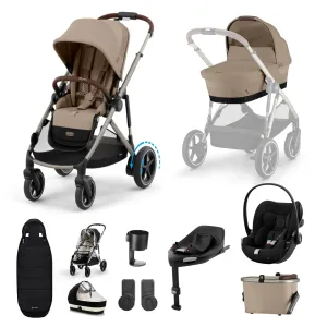 Cybex eGazelle S Luxury Bundle in Almond Beige