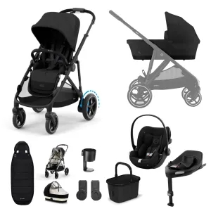 Cybex eGazelle S Luxury Bundle in Moon Black