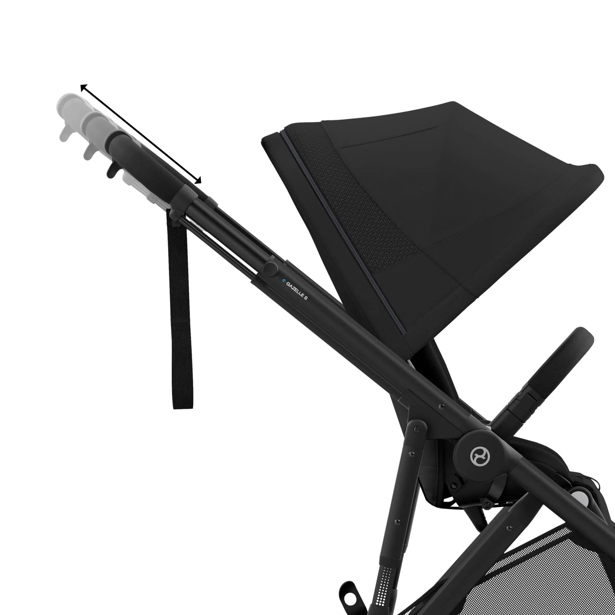 Cybex eGazelle S Luxury Bundle in Moon Black