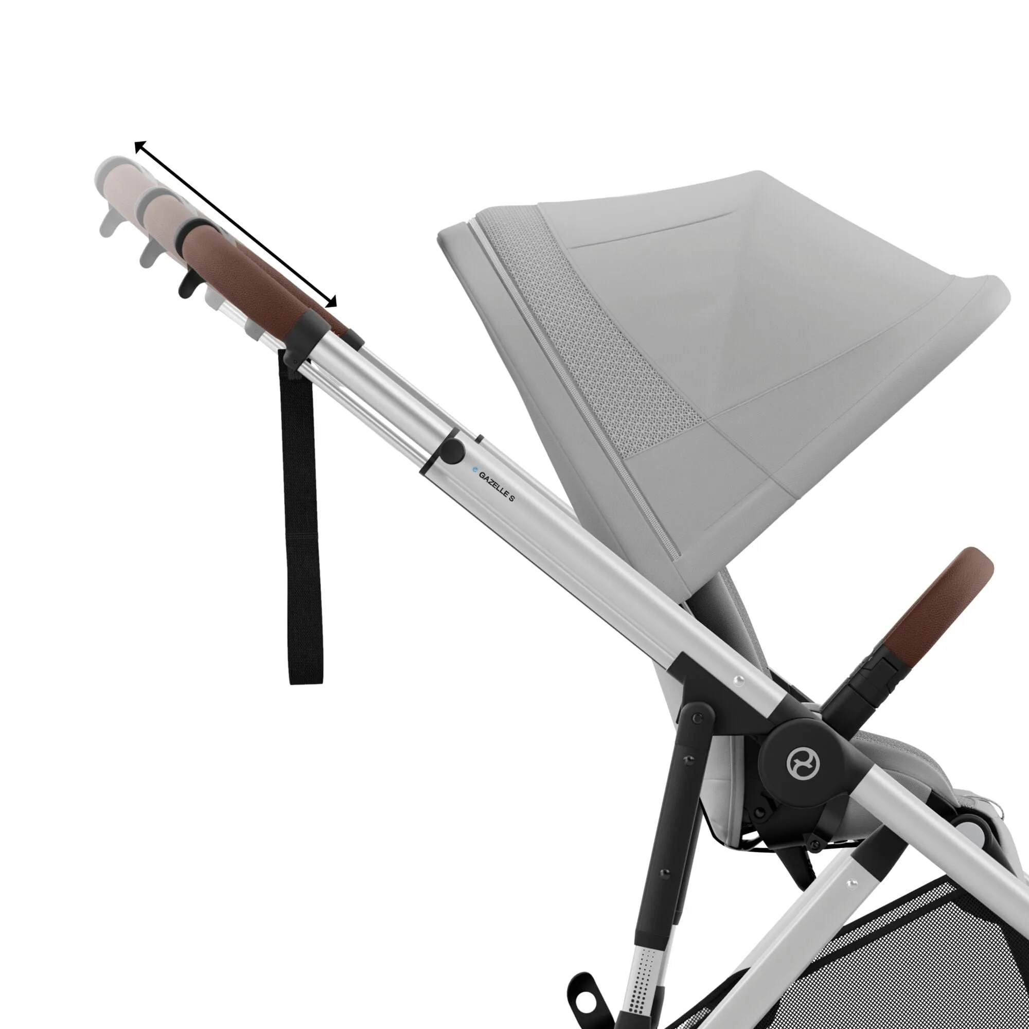 Cybex eGazelle S Luxury Bundle in Stone Grey