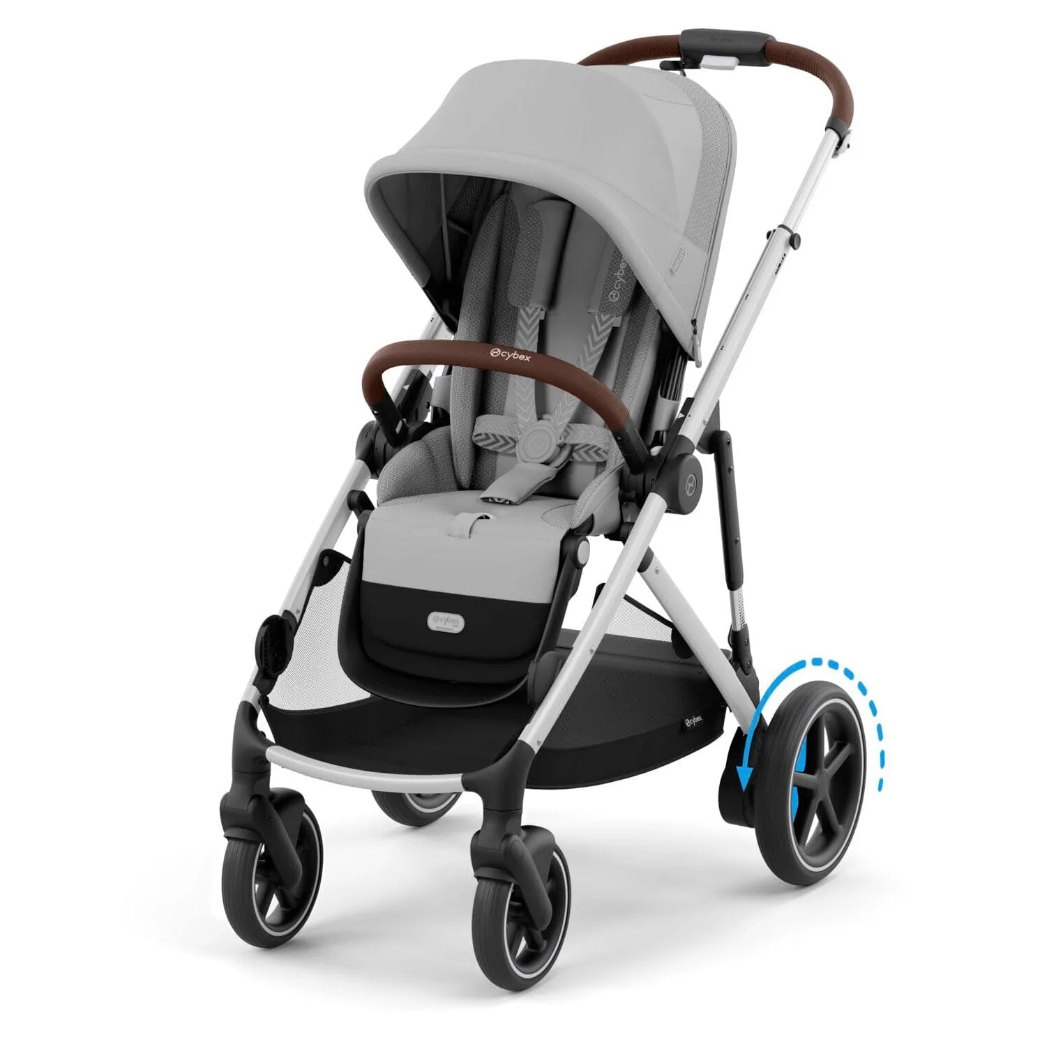 Cybex eGazelle S Luxury Bundle in Stone Grey