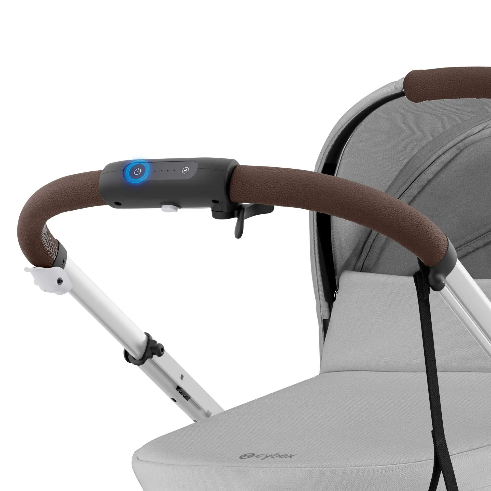 Cybex eGazelle S Luxury Bundle in Stone Grey