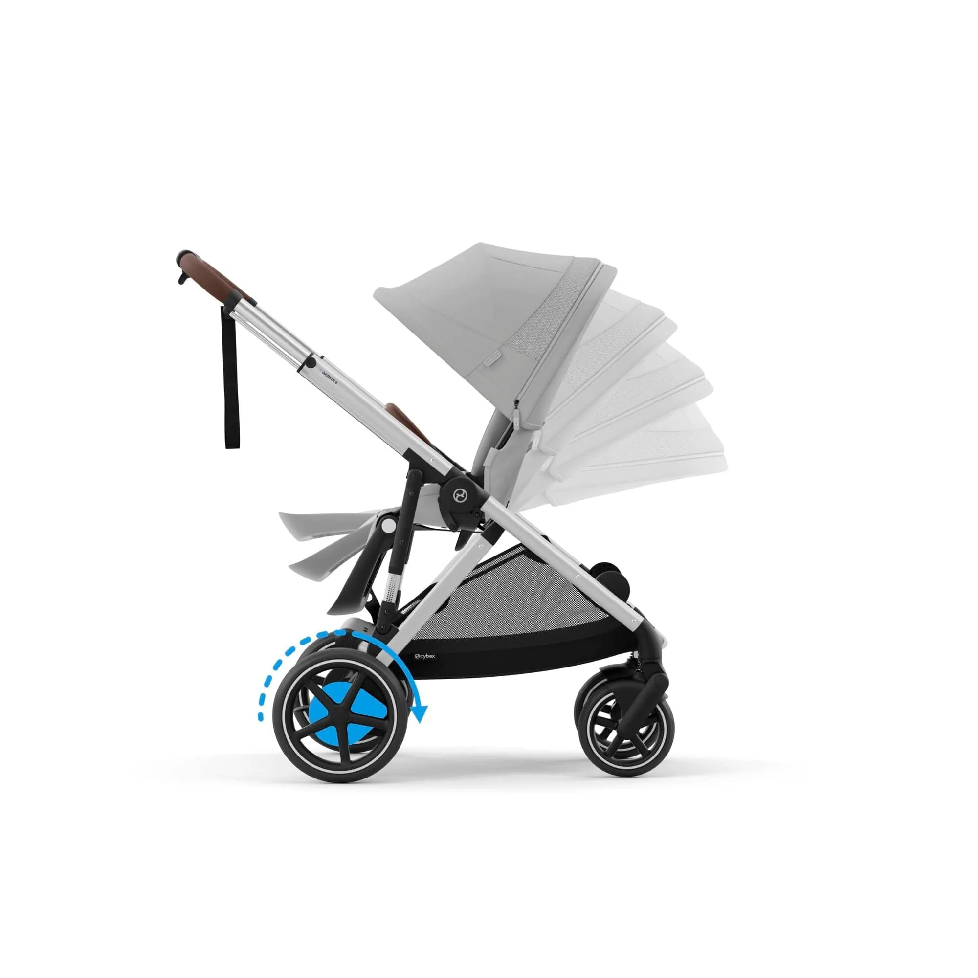 Cybex eGazelle S Luxury Bundle in Stone Grey