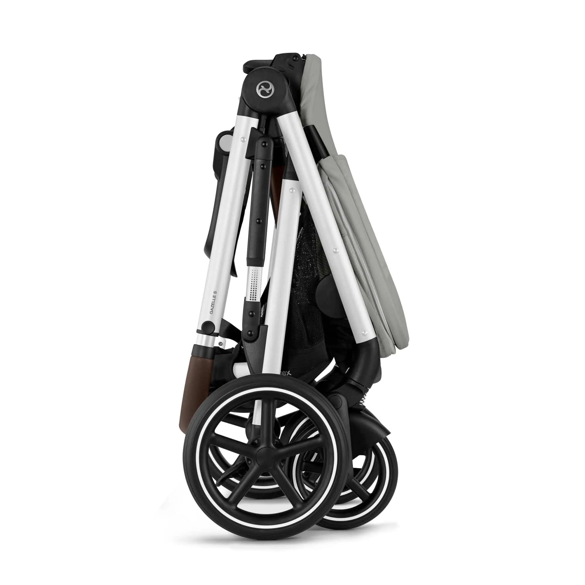 Cybex Gazelle S Luxury Bundle in Silver/Stone Grey