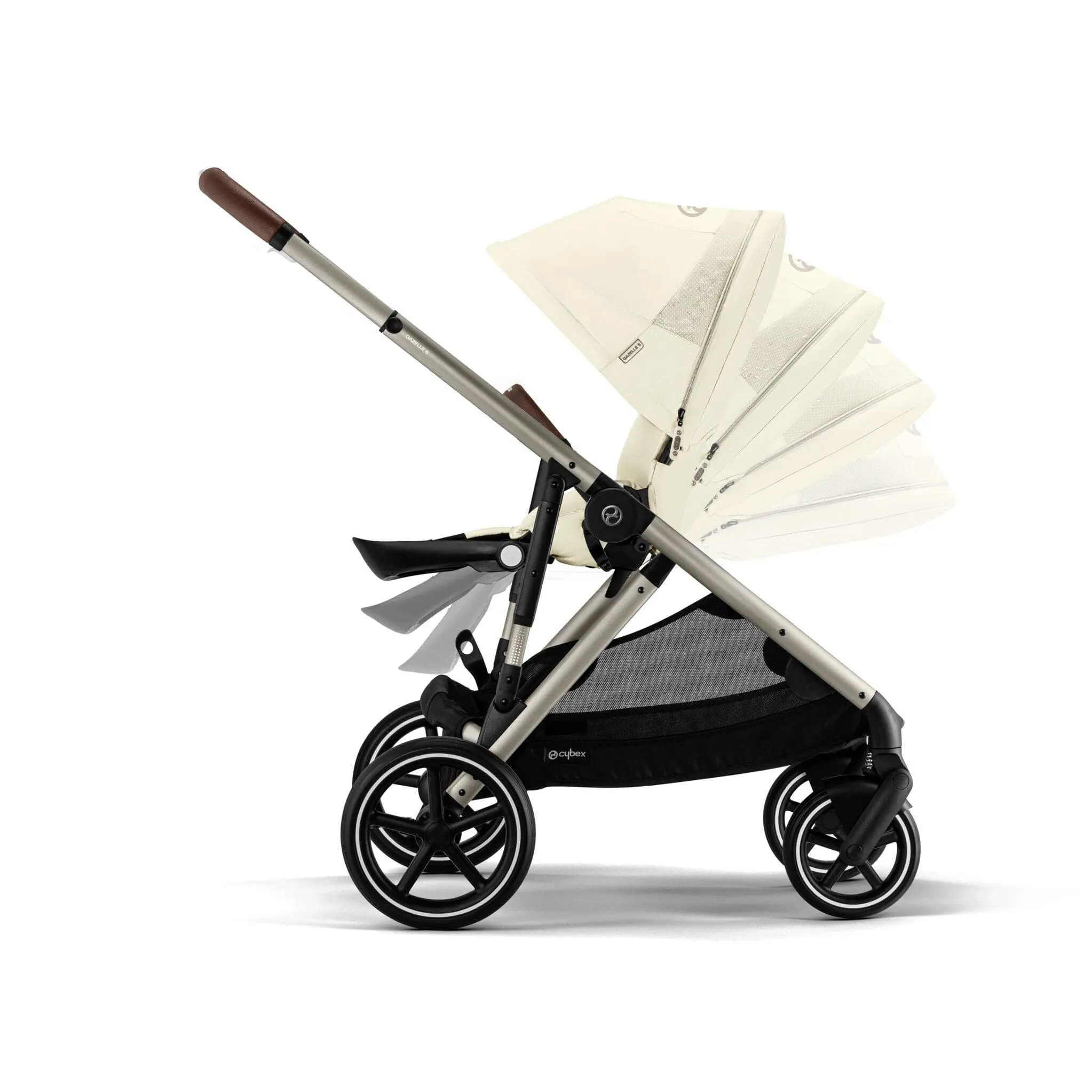 Cybex Gazelle S Luxury Bundle in Taupe/Seashell Beige