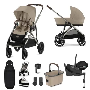 Cybex Gazelle S Luxury Bundle - Taupe / Almond Beige