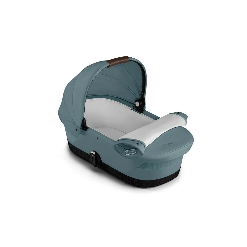 CYBEX Gazelle S Travel System Luxury Bundle With Gold Footmuff and CLOUD T - Sky Blue