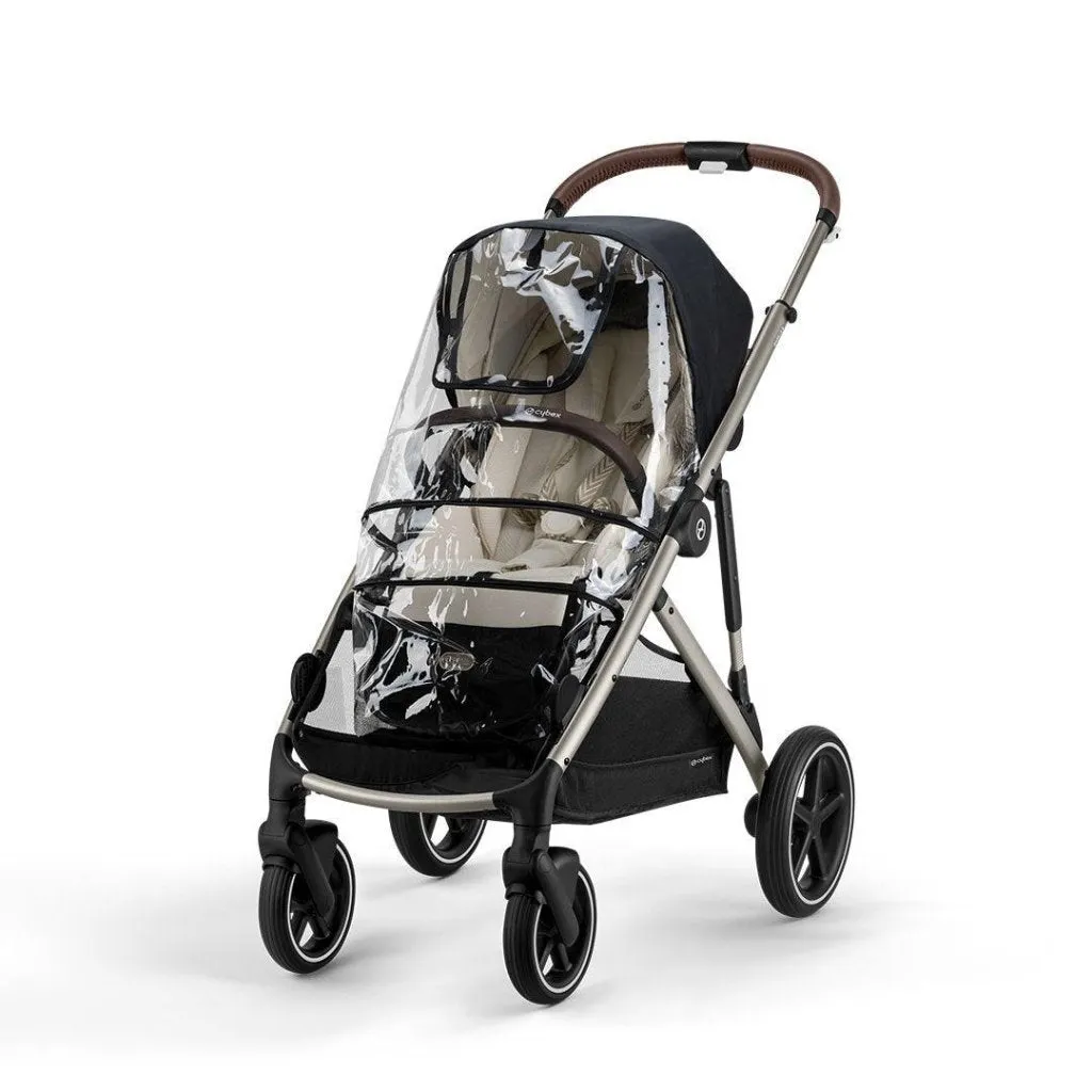 CYBEX Gazelle S Travel System Luxury Bundle With Gold Footmuff and CLOUD T - Sky Blue