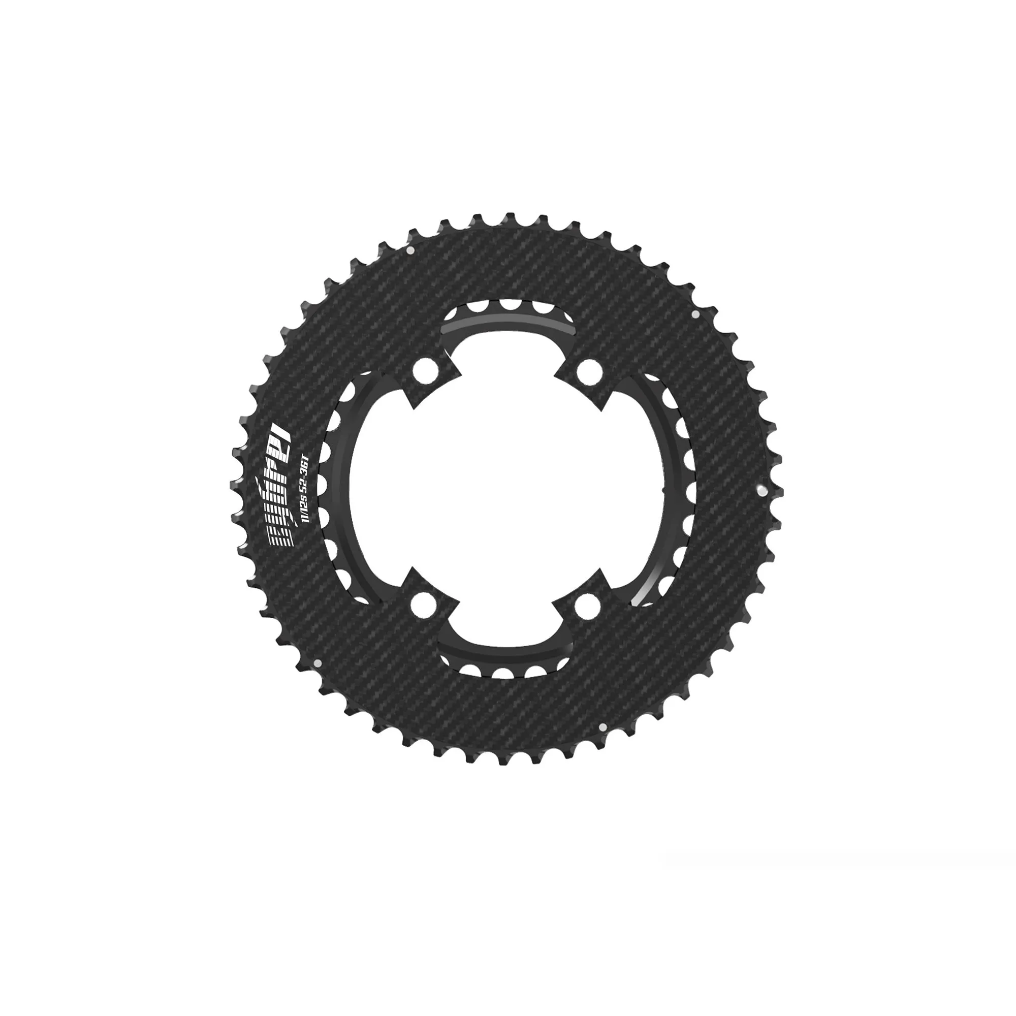 Cybrei Metarbon Carbon Chainring Set - Black