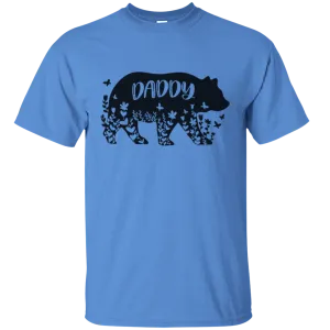 Dad Daddy Papa Mama Mom Mammy Bear Grizzly Flower Animal Mothers Fathers Day Nurse Love Heart Family Gift Unisex T-Shirt