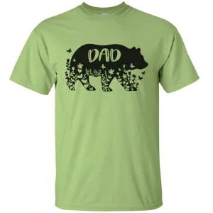 Dad Daddy Papa Mama Mom Mammy Bear Grizzly Flower Animal Mothers Fathers Day Nurse Love Heart Family Gift Unisex T-Shirt