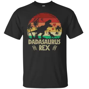 Dadasaurus Rex Baby Papa Dad Daddy Fathers Day Trex Dinosaurus Dino Love Heart Family Gift Unisex T-Shirt