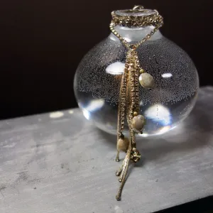 Dancing in Your Room (silverite   crystal necklace)