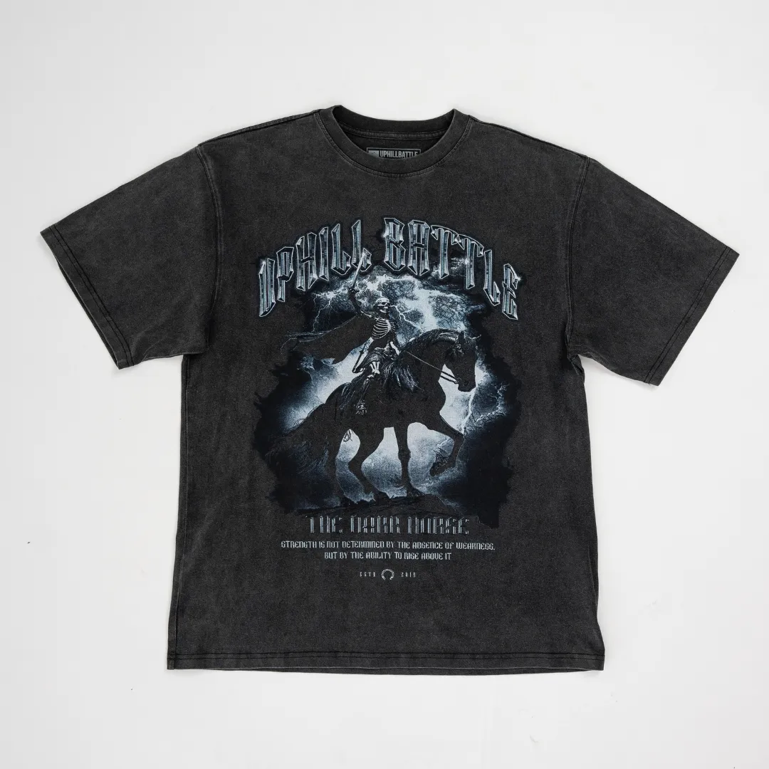 Dark Knight - Oversized Vintage Charcoal