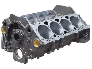 Dart SHP Small Block Chevy Cast Iron Bare Engine Block, 4.000" Bore, 350 Main