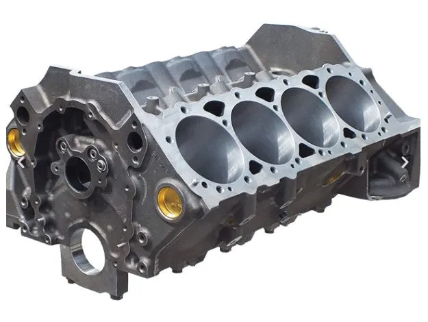Dart SHP Small Block Chevy Cast Iron Bare Engine Block, 4.000" Bore, 350 Main