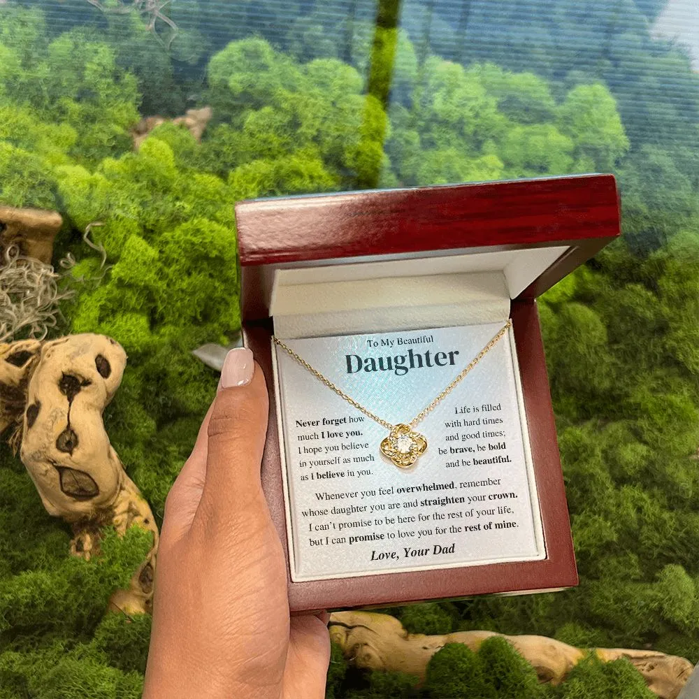 Daughter Gift- Believe in yourself -From Dad
